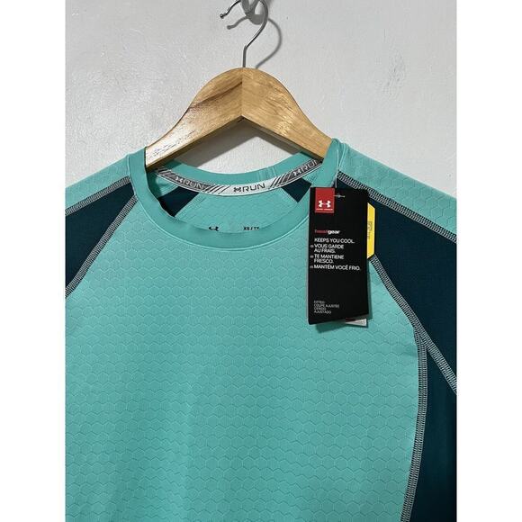 Under Armour HexDelta Running Long Sleeve Shirt Size XS Colorblock Athletic NEW - Picture 4 of 7